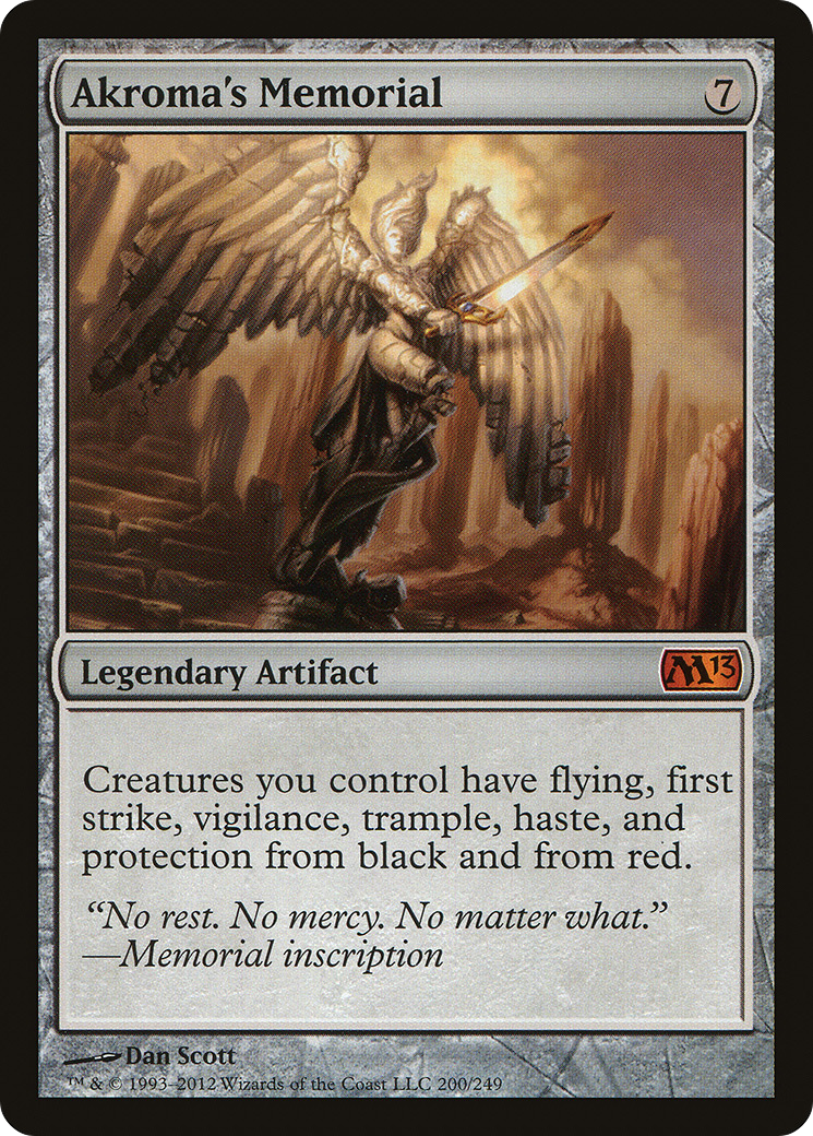 Akroma's Memorial (M13-200) [Magic 2013] MTG Single Wizards of the Coast