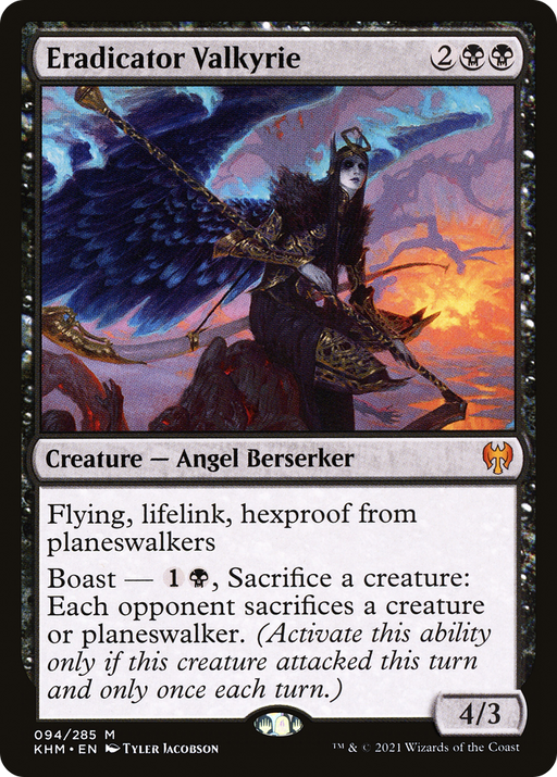 Eradicator Valkyrie (KHM-094) [Kaldheim] MTG Single Wizards of the Coast