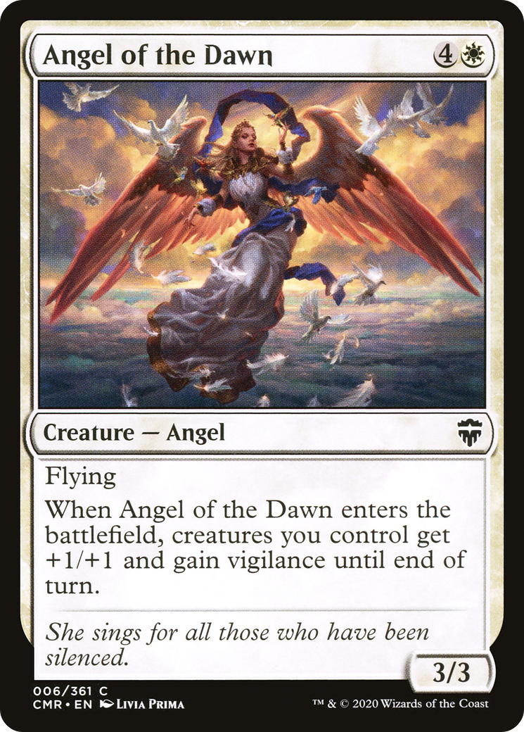 Angel of the Dawn (CMR-006) [Commander Legends] MTG Single Wizards of the Coast