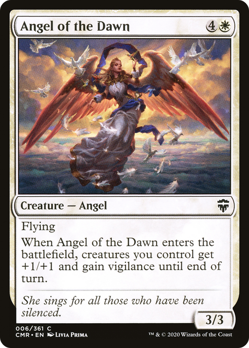 Angel of the Dawn (CMR-006) [Commander Legends] MTG Single Wizards of the Coast