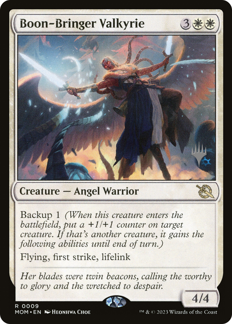 Boon-Bringer Valkyrie (PPMOM-009) [March of the Machine Promos] MTG Single Wizards of the Coast