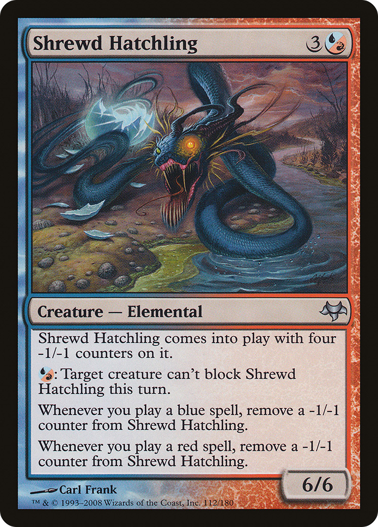 Shrewd Hatchling (EVE-112) [Eventide] MTG Single Wizards of the Coast