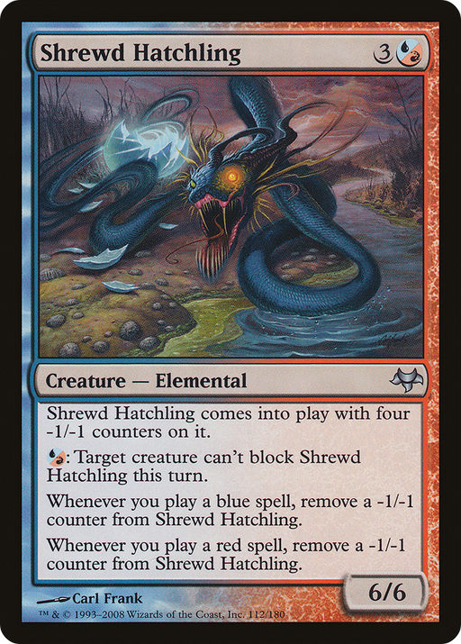 Shrewd Hatchling (EVE-112) [Eventide] MTG Single Wizards of the Coast