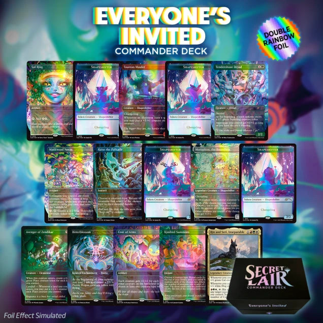 MTG Secret Lair: Drop Series - Everyone's Invited (Commander Deck) MTG Sealed Magic: The Gathering