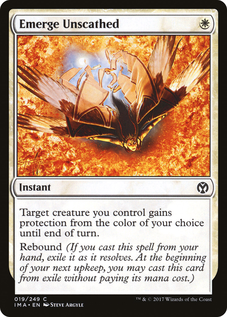 Emerge Unscathed (IMA-019) [Iconic Masters] Foil MTG Single Wizards of the Coast