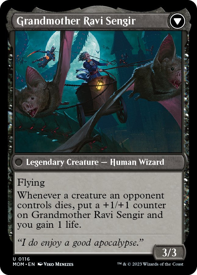 Invasion of Ulgrotha // Grandmother Ravi Sengir [March of the Machine] MTG Single Magic: The Gathering   