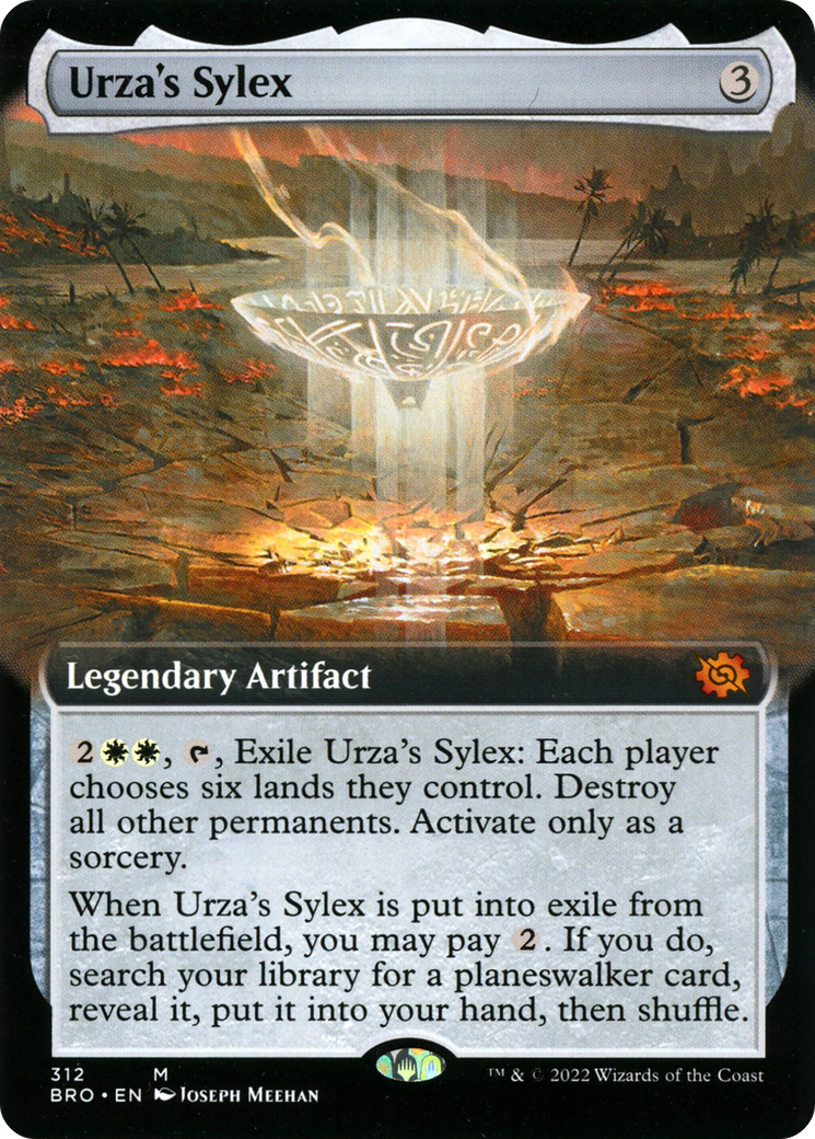 Urza's Sylex (BRO-312) [The Brothers' War] (Extended Art) Foil MTG Single Wizards of the Coast