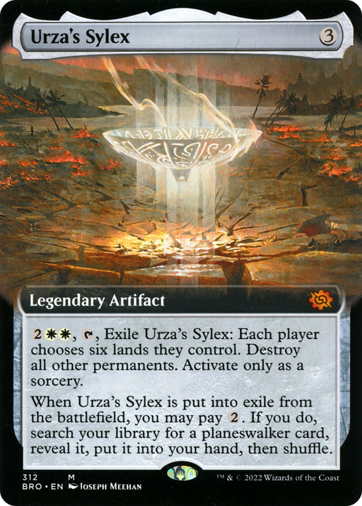 Urza's Sylex (BRO-312) [The Brothers' War] (Extended Art) MTG Single Wizards of the Coast