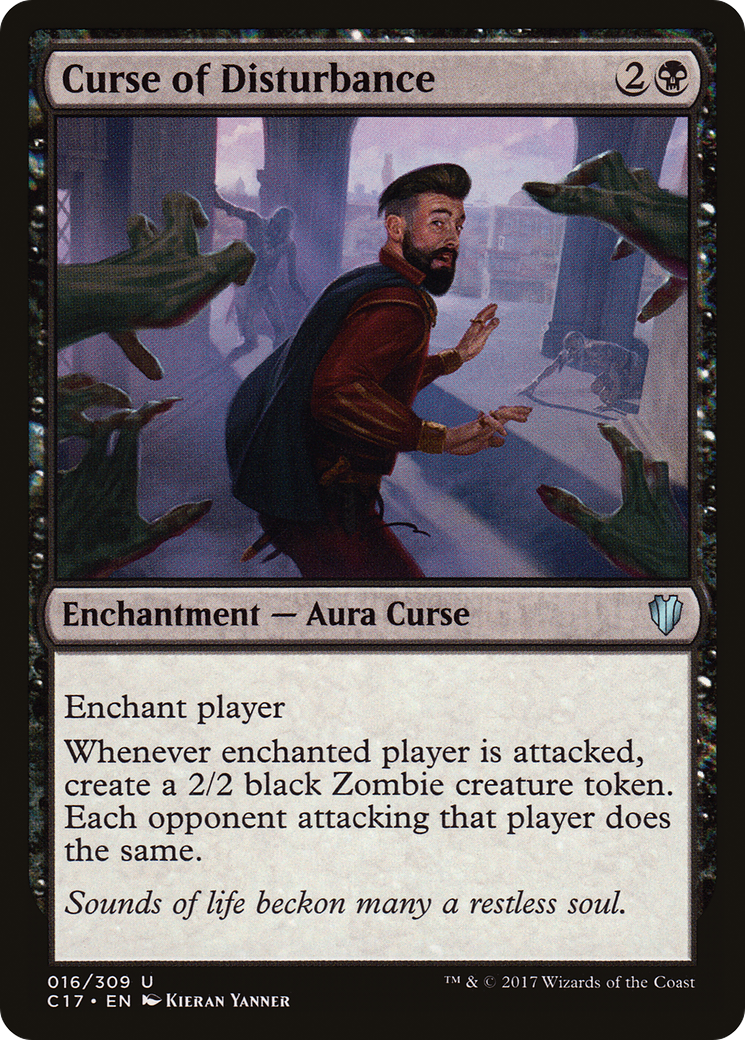 Curse of Disturbance (C17-016) [Commander 2017] MTG Single Wizards of the Coast