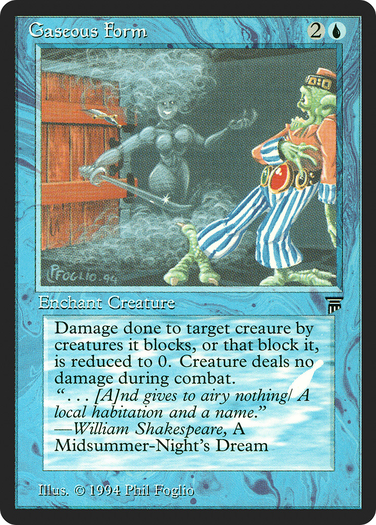 Gaseous Form (LEG-) [Oldschool] Legends MTG Single Wizards of the Coast