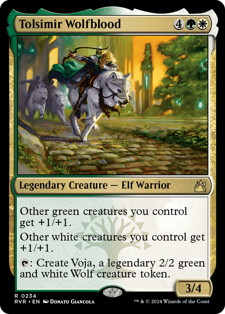 Tolsimir Wolfblood (RVR-234) [Ravnica Remastered] Foil MTG Single Wizards of the Coast