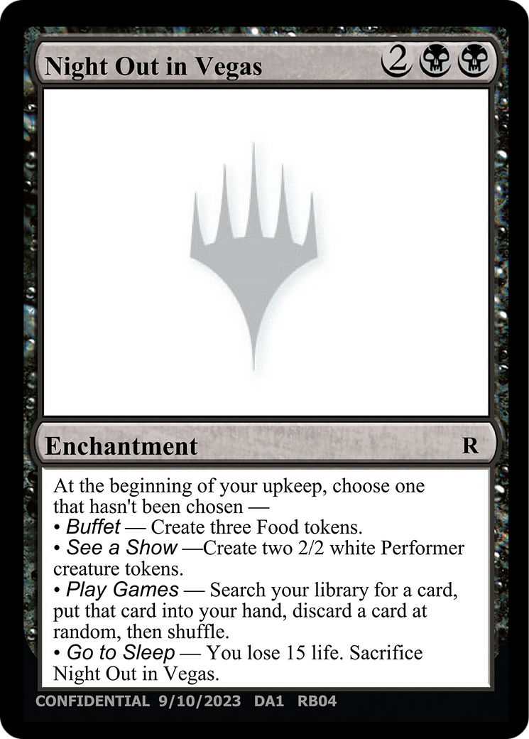 Night Out in Vegas (UNK-RB04C) [Misc] Unknown Event MTG Single Wizards of the Coast