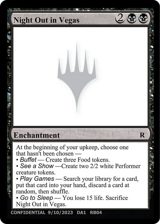 Night Out in Vegas (UNK-RB04C) [Misc] Unknown Event MTG Single Wizards of the Coast