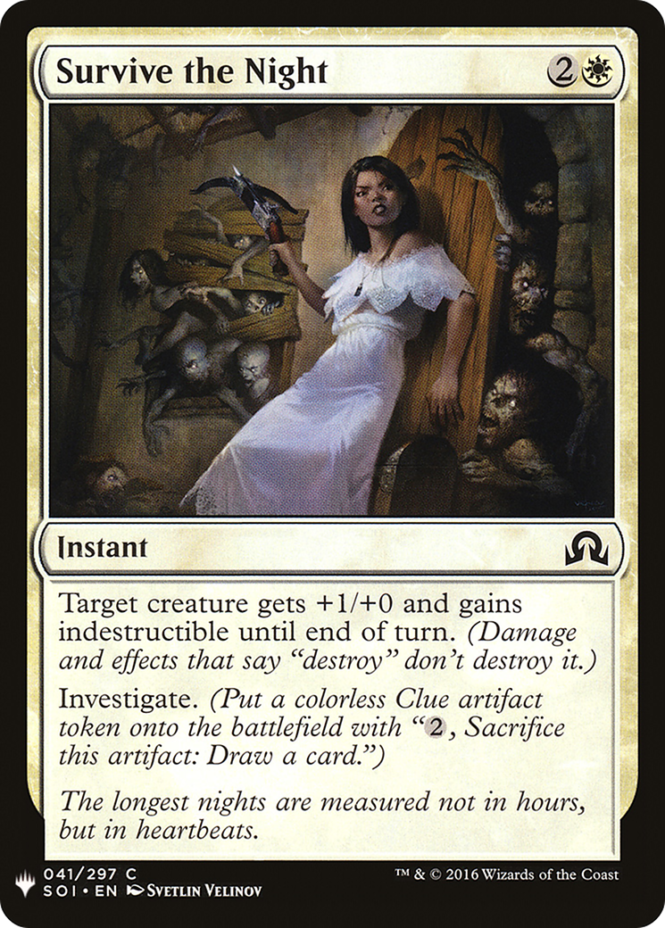 Survive the Night (LIST-SOI-41) [Mystery Booster] The List MTG Single Wizards of the Coast