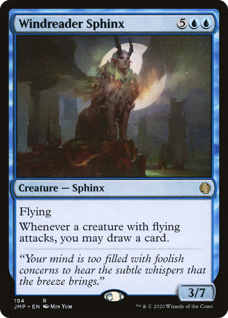 Windreader Sphinx (JMP-194) [Jumpstart] MTG Single Wizards of the Coast