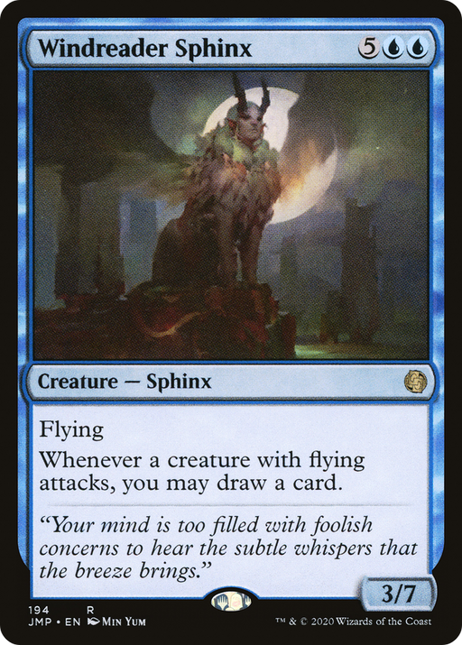 Windreader Sphinx (JMP-194) [Jumpstart] MTG Single Wizards of the Coast