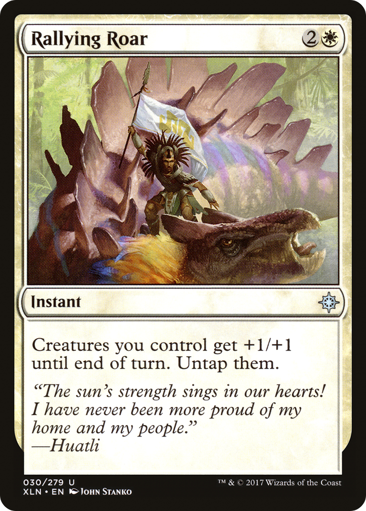 Rallying Roar (XLN-030) [Ixalan] Foil MTG Single Wizards of the Coast