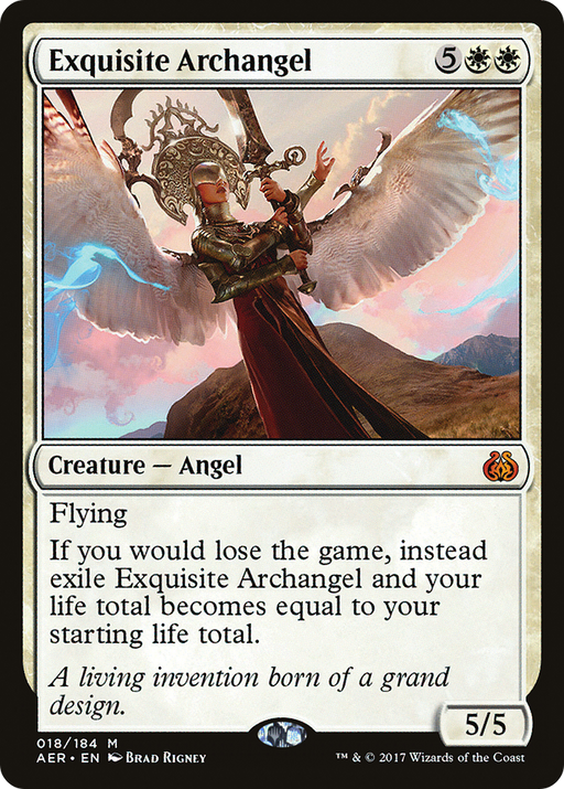 Exquisite Archangel (AER-018) [Aether Revolt] MTG Single Wizards of the Coast