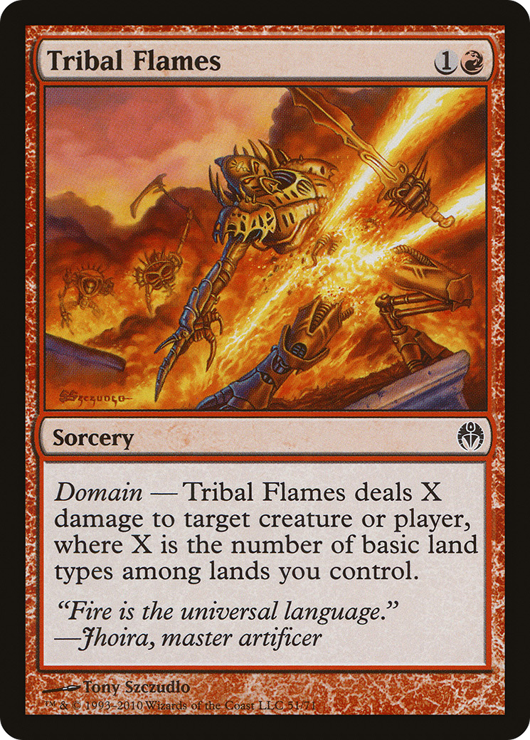 Tribal Flames (DDE-051) [Misc] Duel Decks: Phyrexia vs. the Coalition MTG Single Wizards of the Coast