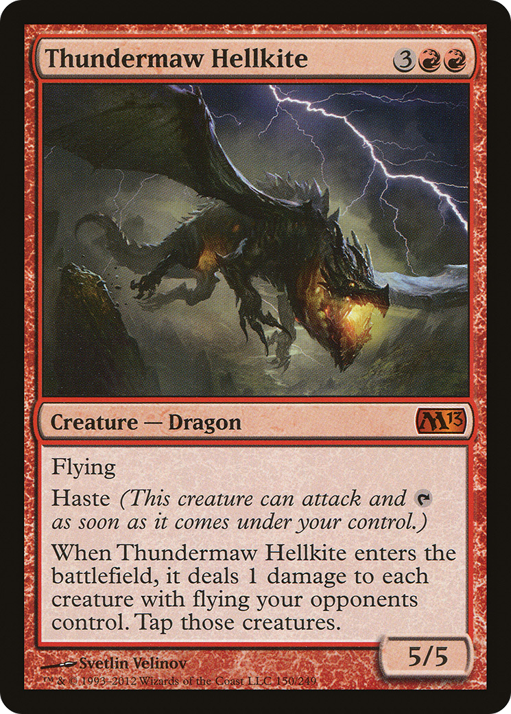 Thundermaw Hellkite (M13-150) [Magic 2013] Foil MTG Single Wizards of the Coast