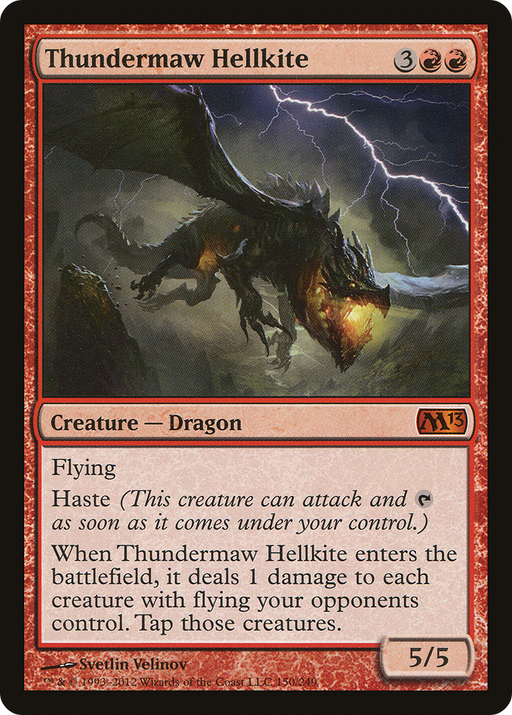 Thundermaw Hellkite (M13-150) [Magic 2013] Foil MTG Single Wizards of the Coast