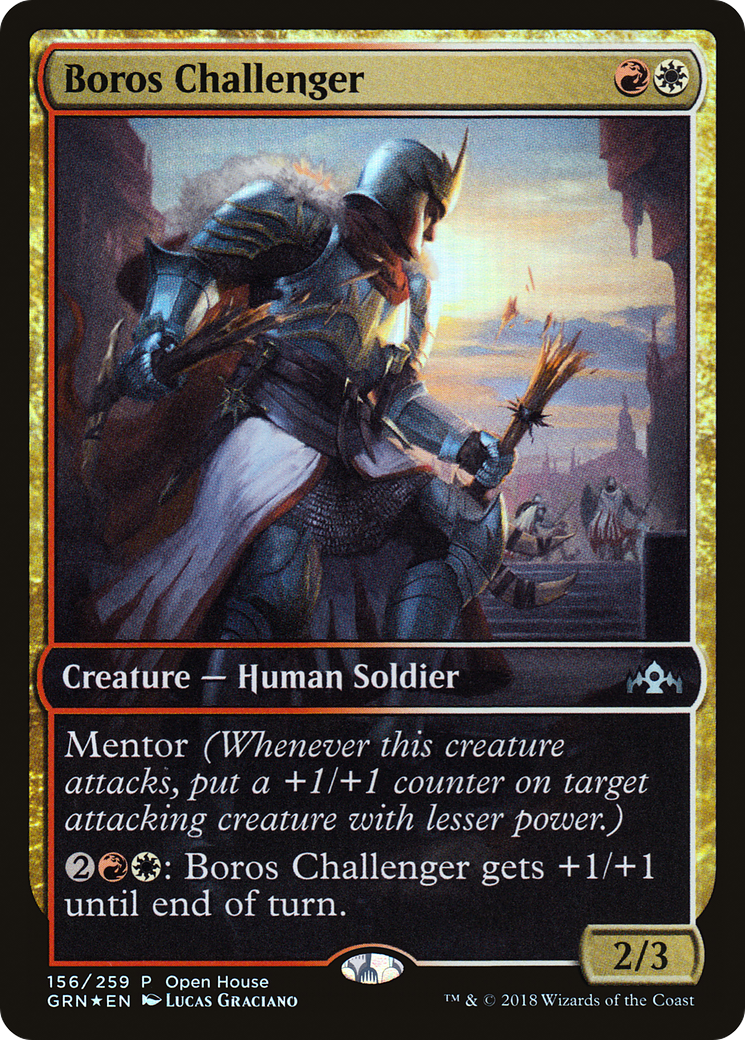 Boros Challenger (OHP-156) [Guilds of Ravnica Promos] Foil MTG Single Wizards of the Coast