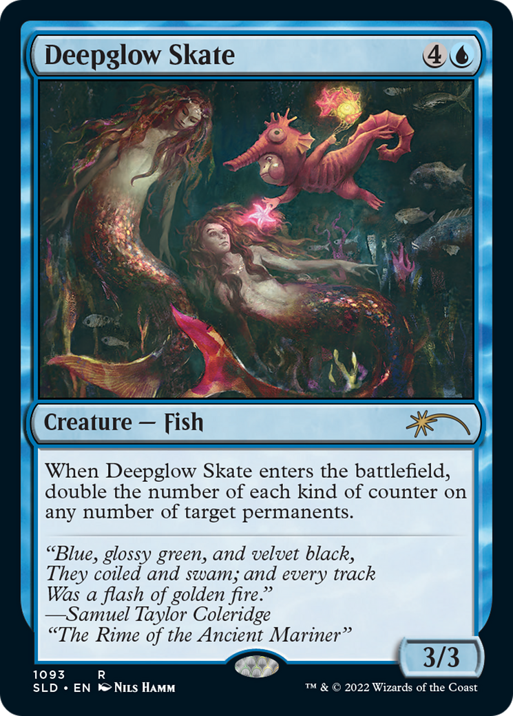 Deepglow Skate (SLD-1093) [Secret Lair] Drop Foil MTG Single Wizards of the Coast