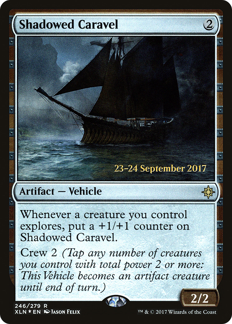 Shadowed Caravel (PRE-246) [Ixalan Promos] Foil MTG Single Wizards of the Coast