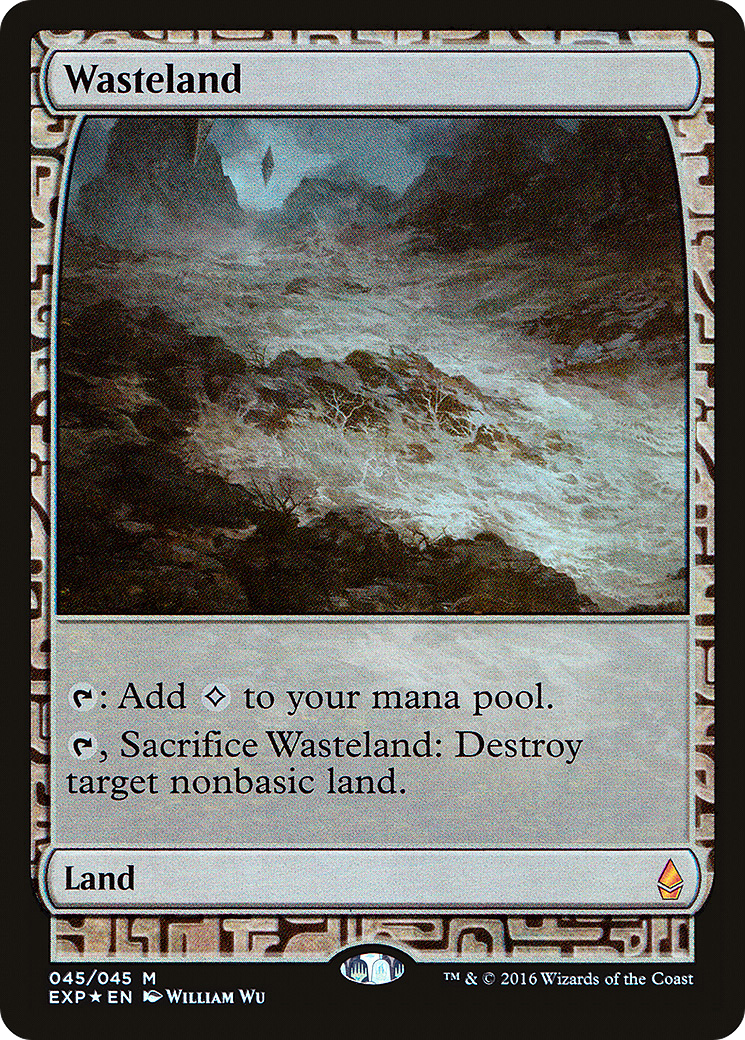 Wasteland (EXP-045) [Zendikar Expeditions] Foil MTG Single Wizards of the Coast