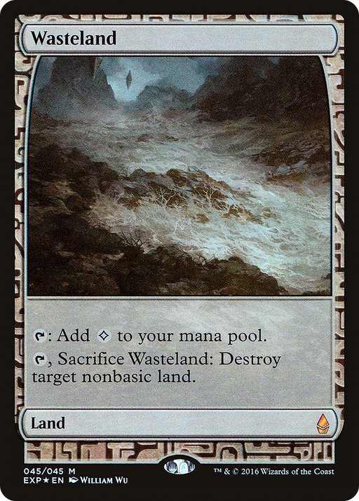 Wasteland (EXP-045) [Zendikar Expeditions] Foil MTG Single Wizards of the Coast