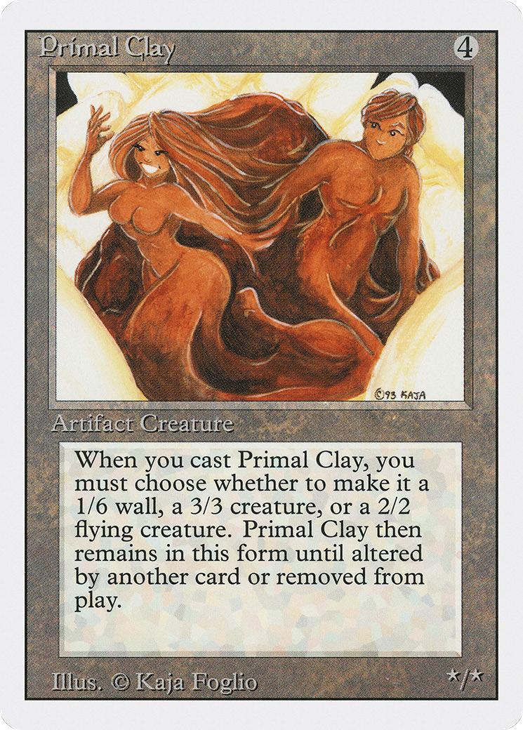 Primal Clay (3ED-271) [Revised Edition] MTG Single Wizards of the Coast
