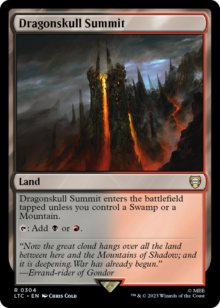 Dragonskull Summit (LTC-304) [Tales of Middle-earth Commander] MTG Single Wizards of the Coast