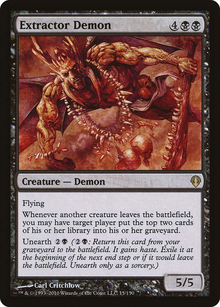 Extractor Demon (ARC-015) [Misc] Archenemy MTG Single Wizards of the Coast