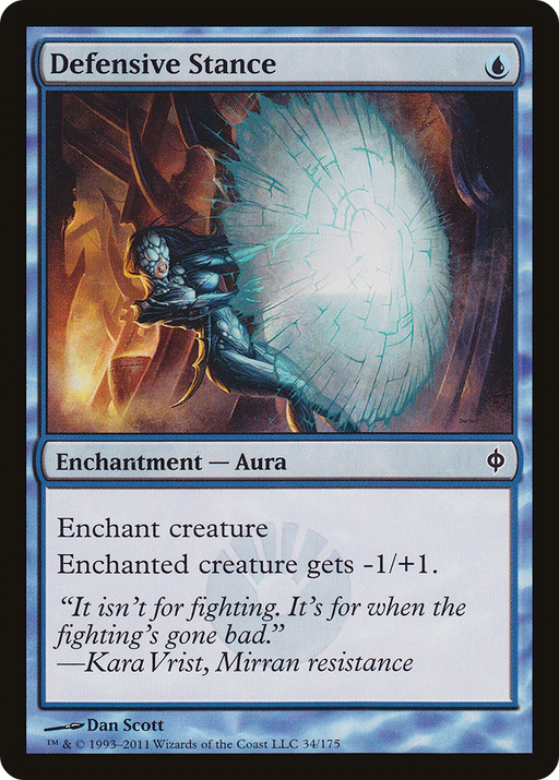 Defensive Stance (NPH-034) [New Phyrexia] MTG Single Wizards of the Coast