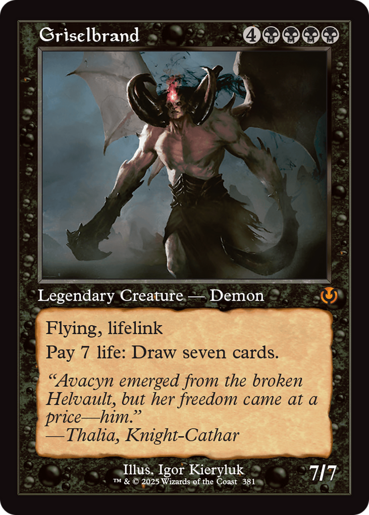 Griselbrand (INR-381) [Innistrad Remastered] MTG Single Wizards of the Coast