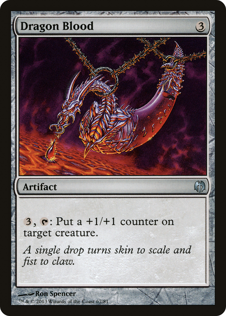 Dragon Blood (DDL-067) [Misc] Duel Decks: Heroes vs. Monsters MTG Single Wizards of the Coast