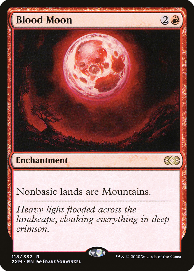 Blood Moon (2XM-118) [Double Masters] Foil MTG Single Wizards of the Coast