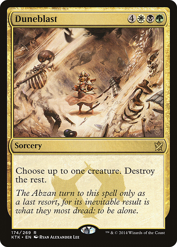 Duneblast (KTK-174) [Khans of Tarkir] Foil MTG Single Wizards of the Coast