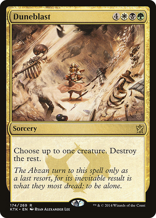 Duneblast (KTK-174) [Khans of Tarkir] MTG Single Wizards of the Coast
