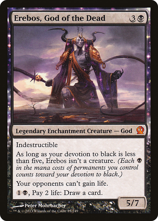 Erebos, God of the Dead (THS-085) [Theros] Foil MTG Single Wizards of the Coast