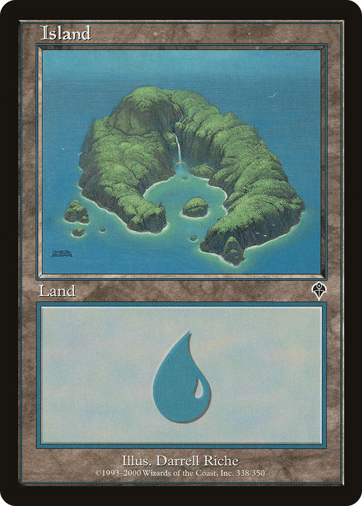 Island (338) (INV-338) [Invasion] MTG Single Wizards of the Coast