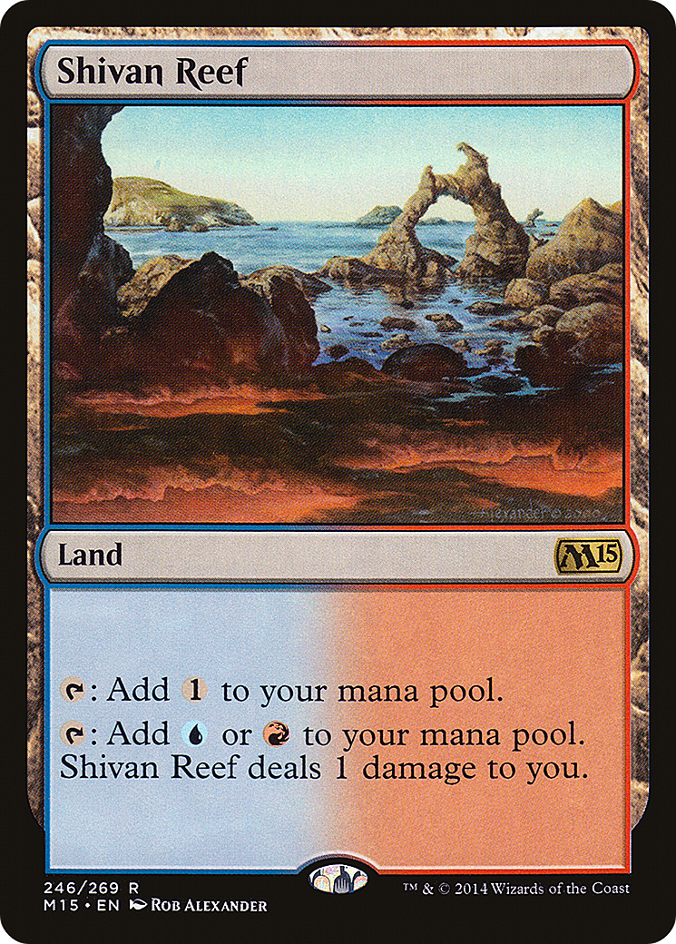 Shivan Reef (M15-246) [Magic 2015] Foil MTG Single Wizards of the Coast