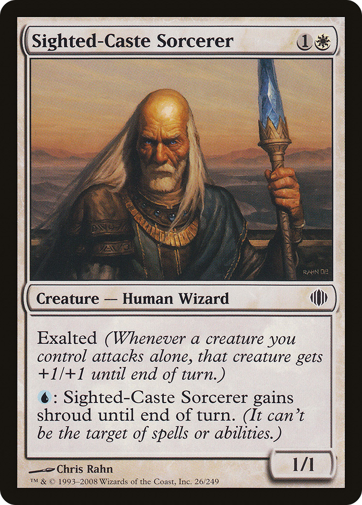 Sighted-Caste Sorcerer (ALA-026) [Shards of Alara] Foil MTG Single Wizards of the Coast