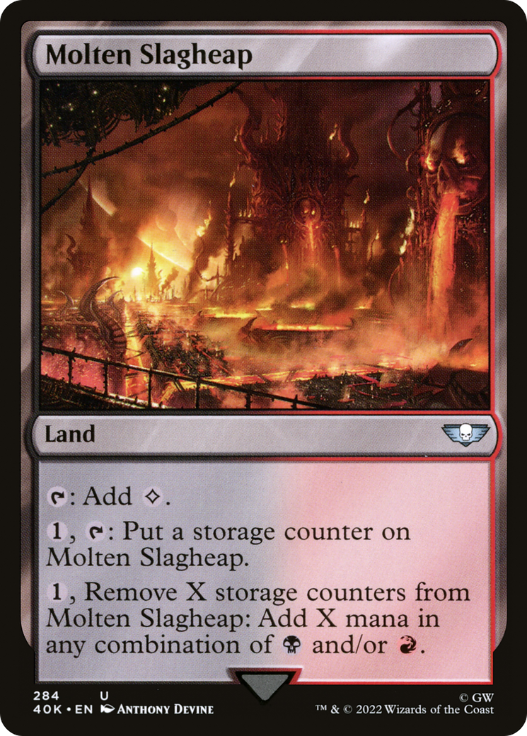 Molten Slagheap (40K-284) [Warhammer 40,000 Commander] MTG Single Wizards of the Coast