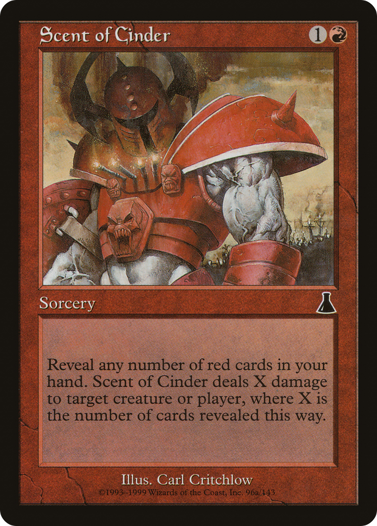 Scent of Cinder (MEDIA-96A) [Misc] Media and Collaboration Promos MTG Single Wizards of the Coast