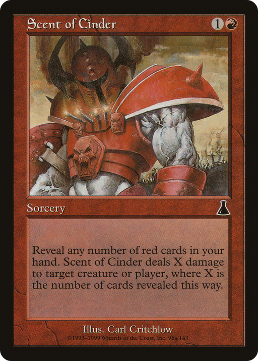 Scent of Cinder (MEDIA-96A) [Misc] Media and Collaboration Promos MTG Single Wizards of the Coast