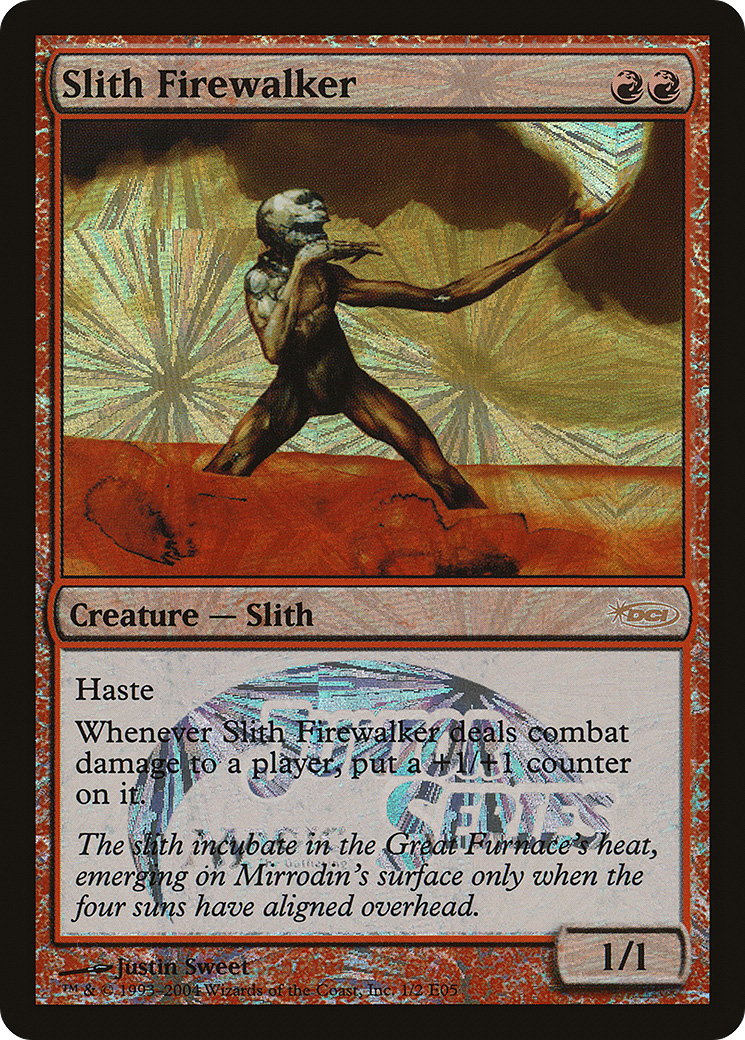 Slith Firewalker (Junior Series Europe) (JSS-001) [Misc] Junior Series Europe Foil MTG Single Wizards of the Coast