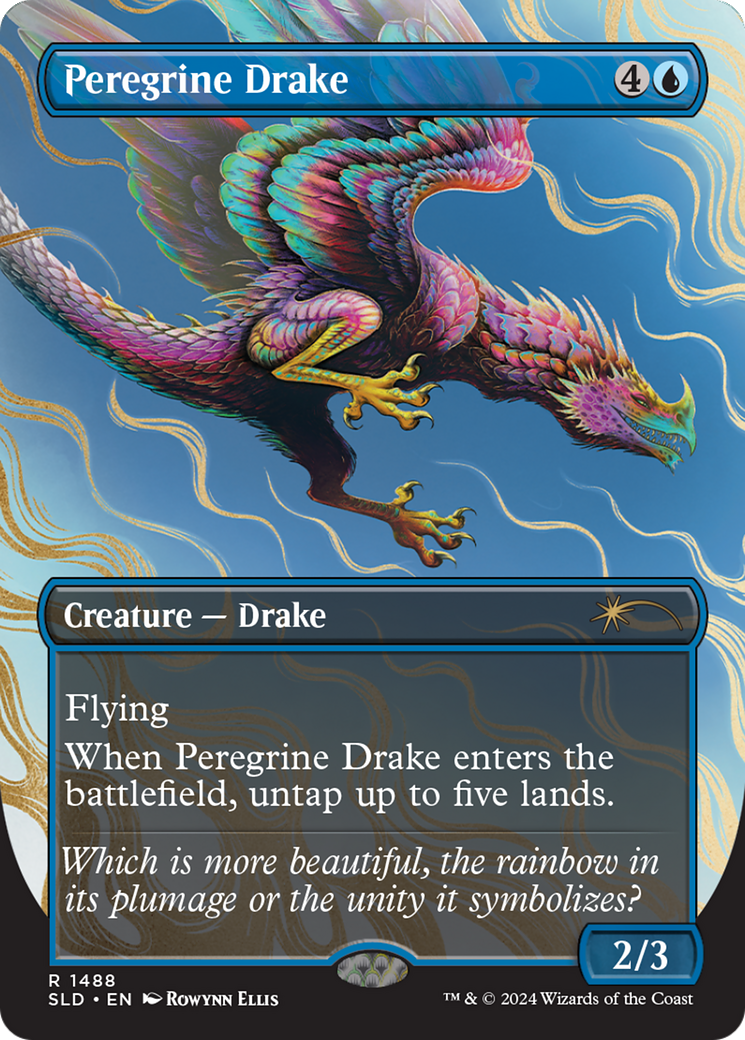 Peregrine Drake (SLD-1488) [Secret Lair] Drop (Borderless) MTG Single Wizards of the Coast