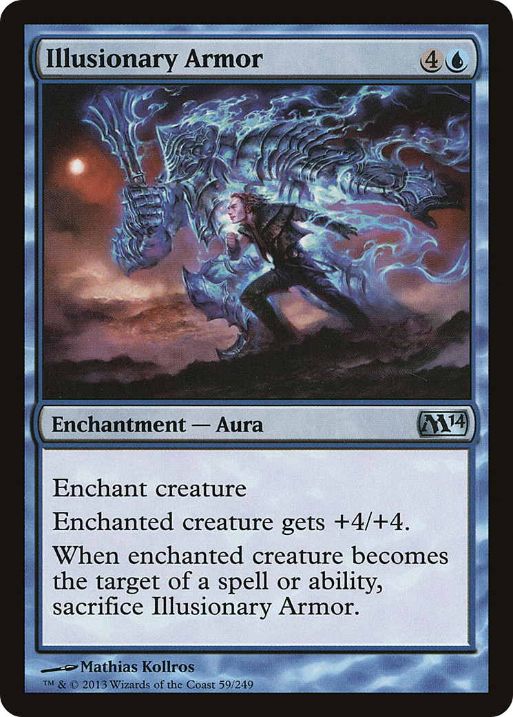 Illusionary Armor (M14-059) [Magic 2014] MTG Single Wizards of the Coast