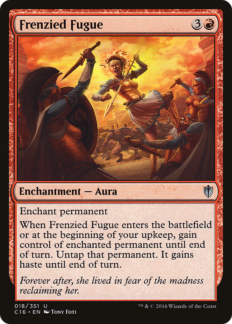 Frenzied Fugue [Commander 2016] MTG Single Magic: The Gathering